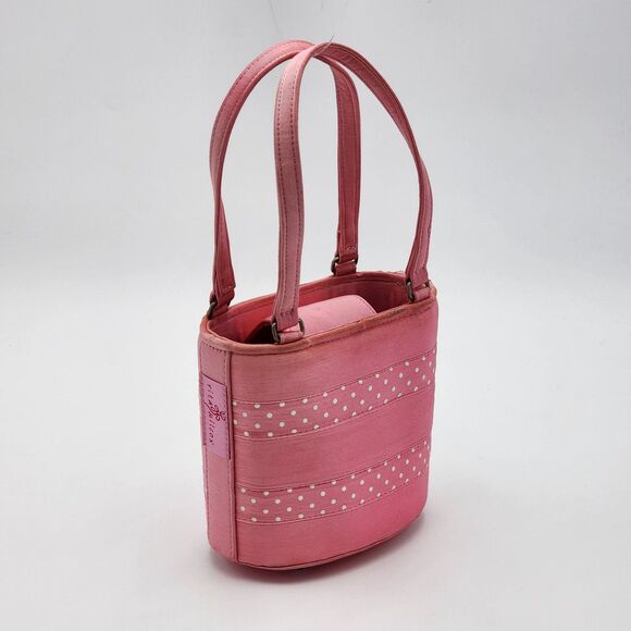 Rita Wilcox Vintage Pink Ribbon Handmade Mini Bag - Picture 2 of 10